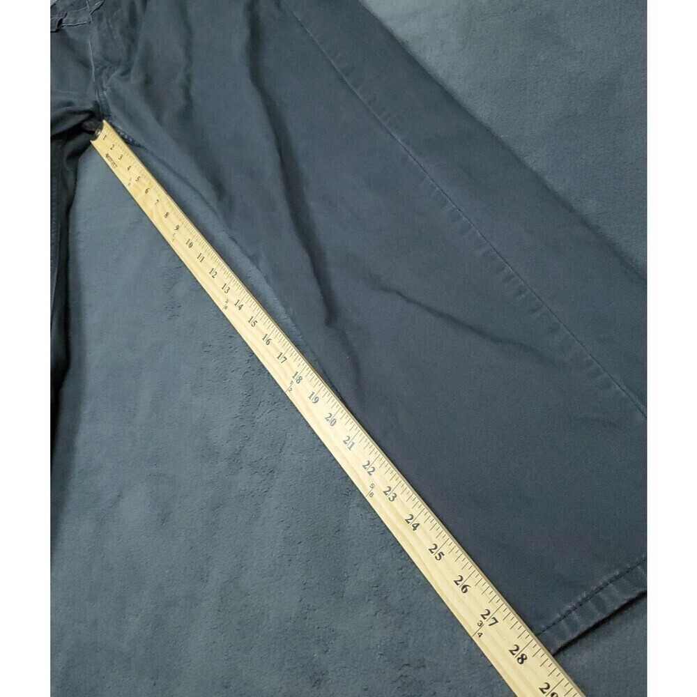 Levis 505 Jeans Mens 32x28.5 Black Straight Leg Zip Fly Denim Pants Casual - Picture 12 of 15